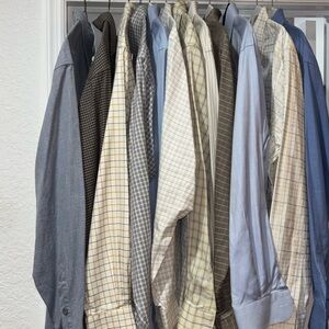 Ermenegildo Zegna Vintage Men's Dress Button Down Shirts